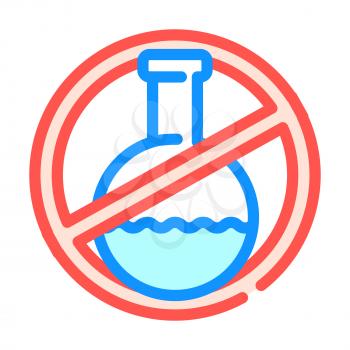silicone chemical liquid free color icon vector. silicone chemical liquid free sign. isolated symbol illustration