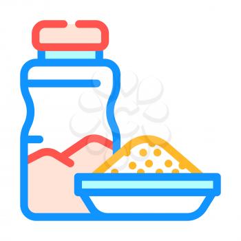 breakfast food department color icon vector. breakfast food department sign. isolated symbol illustration