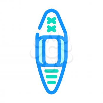 kayak water sport color icon vector. kayak water sport sign. isolated symbol illustration