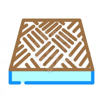 anti-slip flooring color icon vector. anti-slip flooring sign. isolated symbol illustration