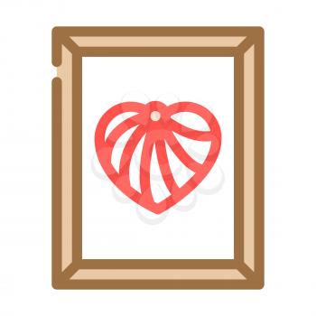 string art color icon vector. string art sign. isolated symbol illustration