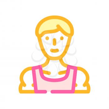 sportsman athlete man color icon vector. sportsman athlete man sign. isolated symbol illustration
