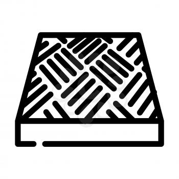 anti-slip flooring line icon vector. anti-slip flooring sign. isolated contour symbol black illustration