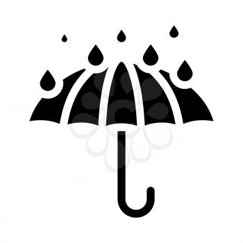 keep dry care from water glyph icon vector. keep dry care from water sign. isolated contour symbol black illustration