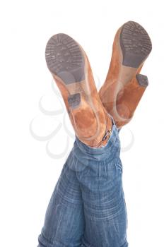 Royalty Free Photo of a Woman's Boots