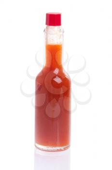 Royalty Free Photo of a Bottle of Hot Sauce