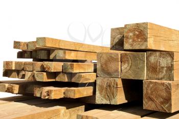 Royalty Free Photo of a Pile of Logs