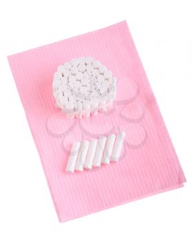 Royalty Free Photo of a Dental Cotton Rolls