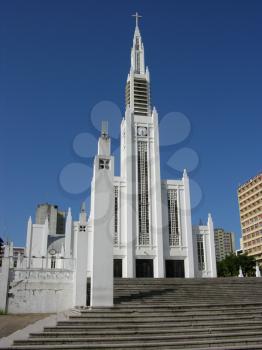 Royalty Free Photo of a Church in Maputo, Africa