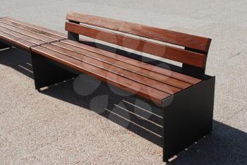 Royalty Free Photo of a Wooden Bench