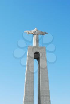 Royalty Free Photo of a Religious Monument in Lisbon, Portugal