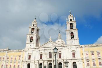 Royalty Free Photo of the Monastery in Mafra, Portugal