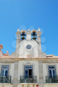 Royalty Free Photo of a Church in Cascais, Portugal