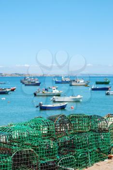 Royalty Free Photo of Boats in Cascais, Portugal 