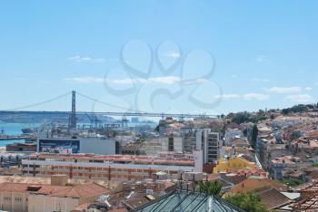 Royalty Free Photo of a Landscape View of Lisbon, Portugal