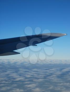 Royalty Free Photo of an Airplane Wing