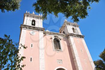 Royalty Free Photo of a Church in Santos Quarter in Lisbon