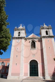 Royalty Free Photo of a Church in Santos Quarter in Lisbon