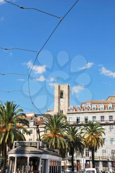 Royalty Free Photo of the Lisbon Cityscape