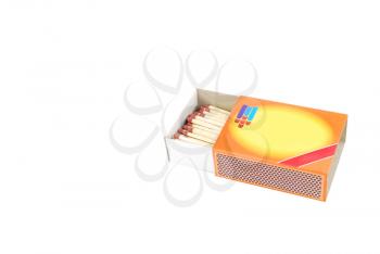 Royalty Free Photo of a Box of Red Matches