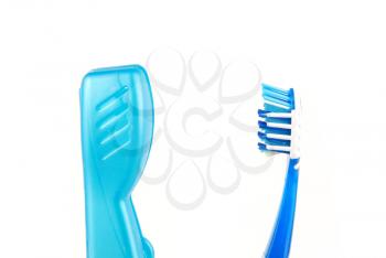 Royalty Free Photo of a Toothbrush and Case