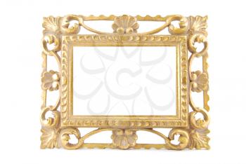 Royalty Free Photo of a Gold Vintage Frame 