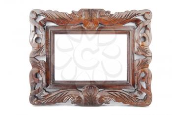 Royalty Free Photo of a Wooden Picture Frame