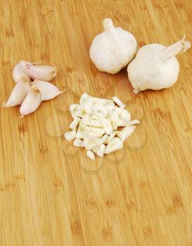Royalty Free Clipart Image of Garlic