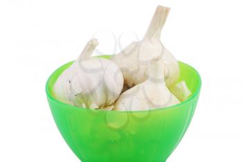 Royalty Free Photo of a Bowl of Garlic