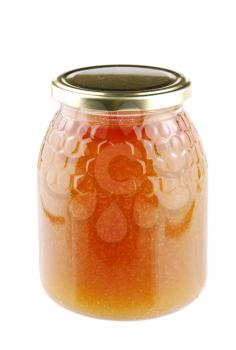 Royalty Free Photo of a Jar of Honey 