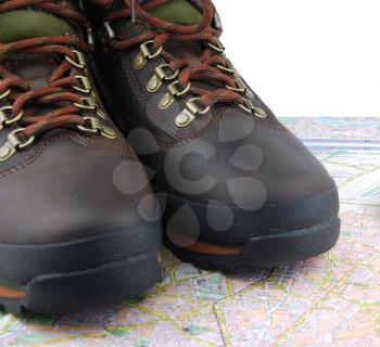 Royalty Free Photo of Hiking Boots