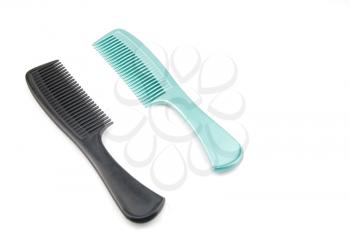 Royalty Free Photo of Two Plastic Combs