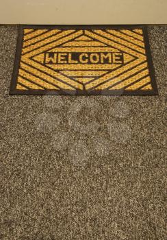 Royalty Free Photo of a Welcome Home Mat