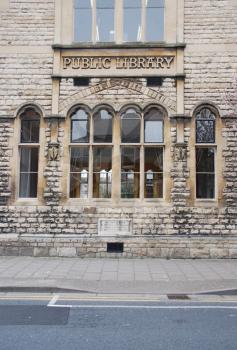 Royalty Free Photo of a Public Library in Gloucester, England UK