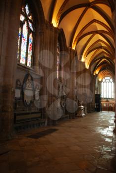 Royalty Free Photo of the Famous Gloucester Cathedral, England 