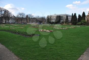 Royalty Free Photo of the Imperial Gardens in Cheltenham, Gloucestershire
