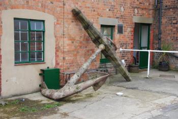 Royalty Free Photo of an Old Anchor