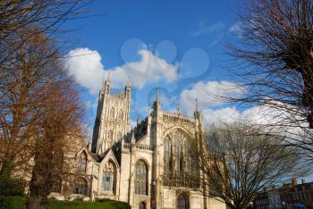 Royalty Free Photo of the Famous Gloucester Cathedral, England