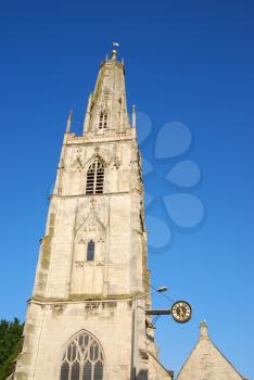 Royalty Free Photo of a St Nicholas Church in Gloucester, England