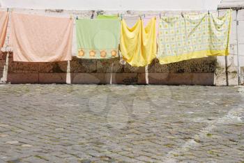 Royalty Free Photo of Laundry Handing to Dry