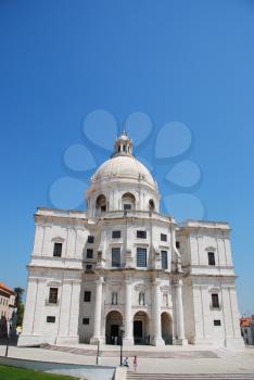 Royalty Free Photo of the Santa Engracia Church in Lisbon, Portugal