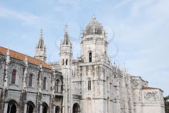 Royalty Free Photo of a Hieronymites Monastery Landmark in Lisbon, Portugal