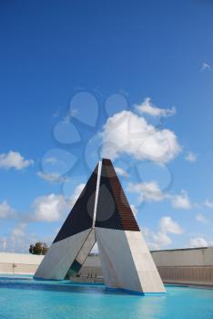 Royalty Free Photo of an Ultramar Memorial Monument in Lisbon, Portugal
