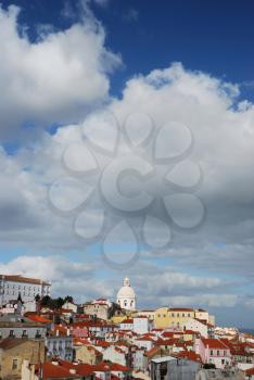Royalty Free Photo of a City View of Lisbon, Portugal