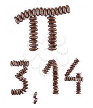 Royalty Free Photo of Chocolate Math Symbols