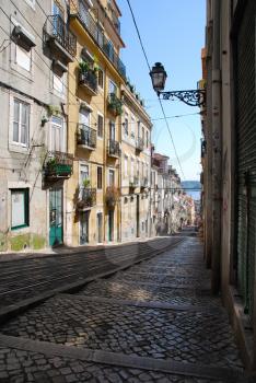 Royalty Free Photo of a Lisbon Cityscape