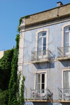 Royalty Free Photo of an Antique Building in Lisbon, Portugal
