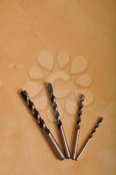 Royalty Free Photo of a Set of Drill Bits