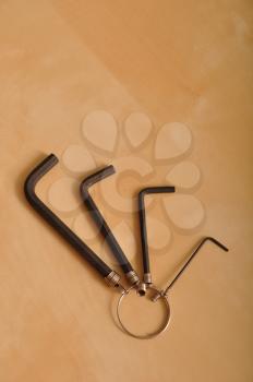 Royalty Free Photo of an Allen Wrench Set