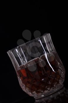 Royalty Free Photo of a Glass of Whiskey